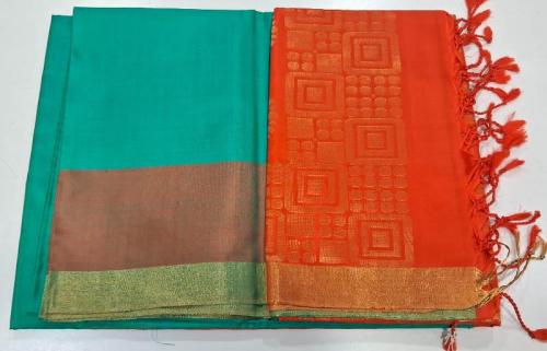 SOFT SILK SAREE WITH BLOUSE